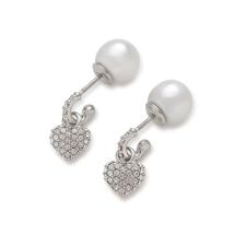 セルフォード(CELFORD)のパヴェビジューハートピアス