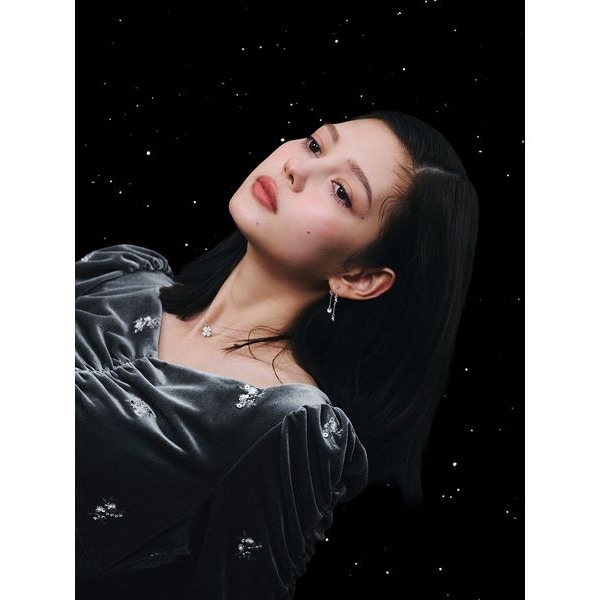 agete K10/アイオライトピアスチャーム agete（アガット）の「K10アイオライトピアスチャーム（チャーム