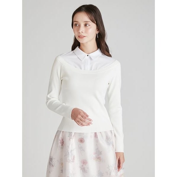 リボンモチーフケーブルニットプルオーバー | セルフォード(CELFORD