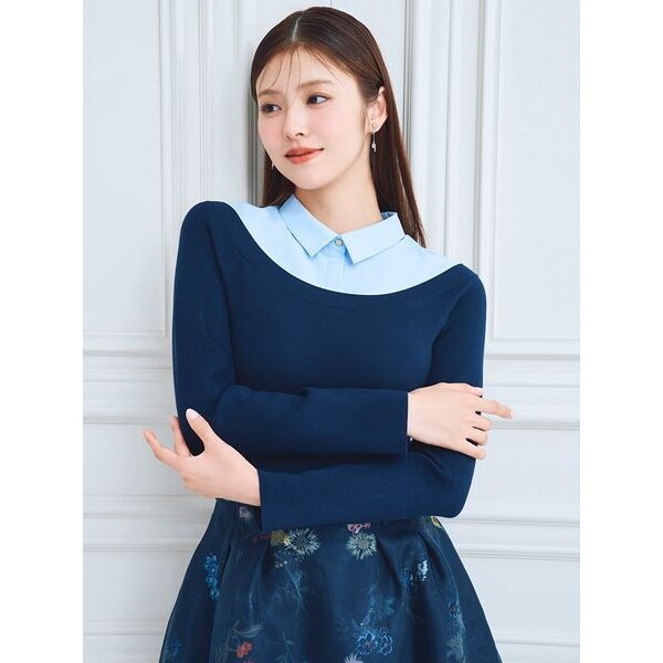 新品☆ ANAYI ファートリム プルオーバー/セオリー、23区、セルフォード ファー加工ペプラム プルオーバー | ANAYI/アナイ | 三越伊勢丹