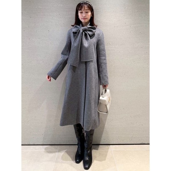 カシミヤ混ノーカラーコート | セルフォード(CELFORD) | マルイ