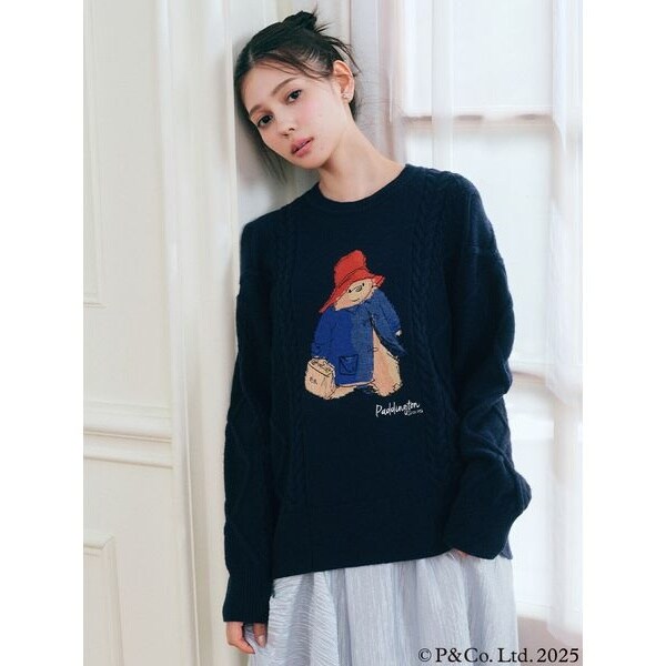 パディントン(TM)×CELFORD】ケーブルニットプルオーバー | セル