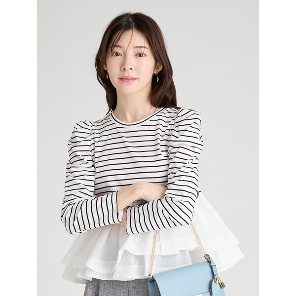 ブラッシュドレースペプラムトップス | セルフォード(CELFORD