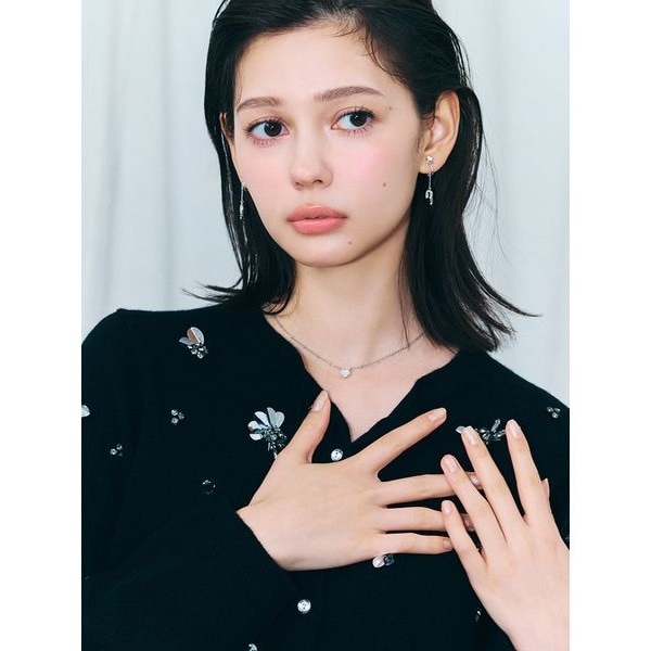 CELFORD×P.J. REDOUTEコラボ】 モチーフカーディガン | セルフォード