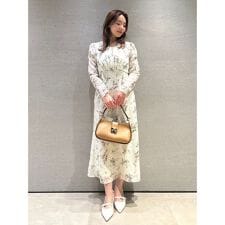 ウエストペプラムデザインワンピース