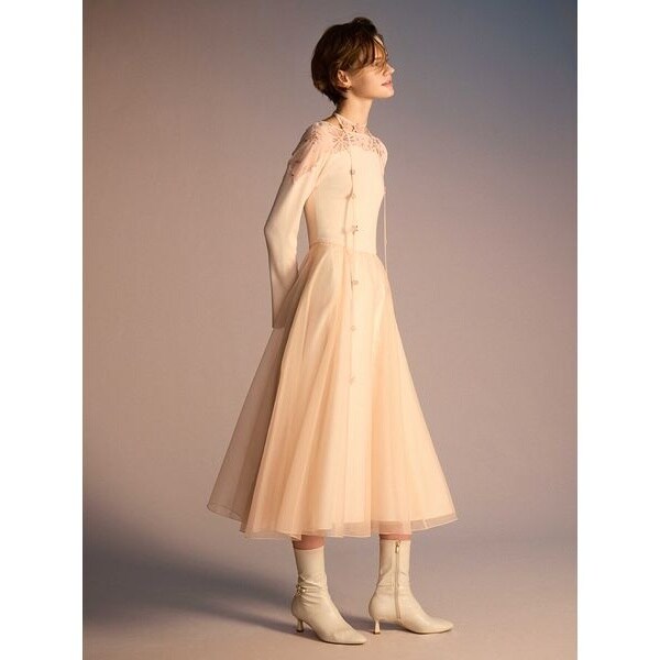 YUMI KATSURA for CELFORD】コラボスターリーニットドレス | セル