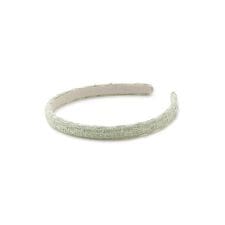 ロゴメタル付きツイードカチューシャ