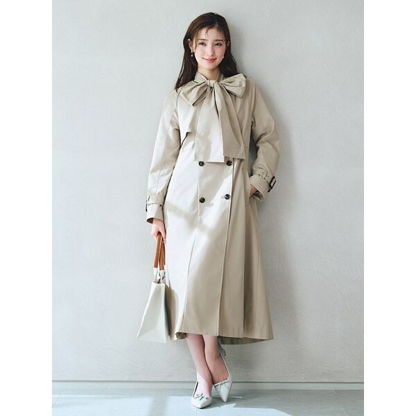 ノーブル　NOBLE　コットンダブルクロスハーフコート Noble（ノーブル）の「コットンダブルクロスハーフコート（トレンチ