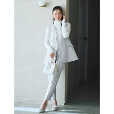 【洗える】ペプラムセットアップ