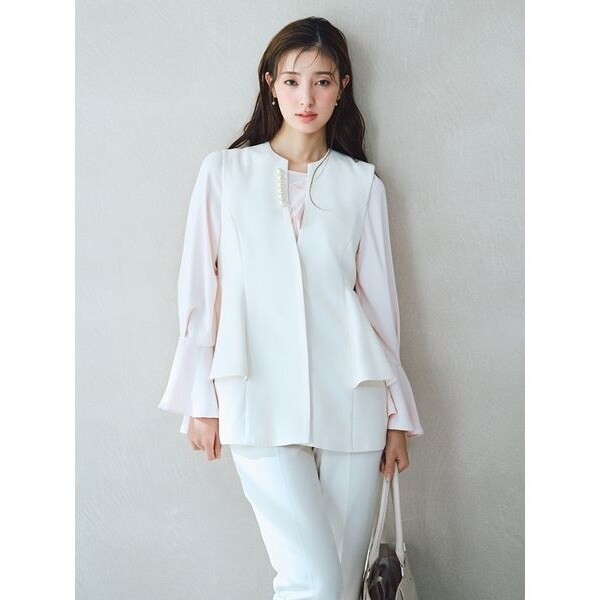 洗える】ペプラムパールジレ | セルフォード(CELFORD) | マルイウェブ