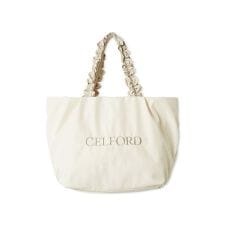 フリルラメ刺繍トートバッグ（wide）