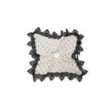 ハートプリントレースシュシュ