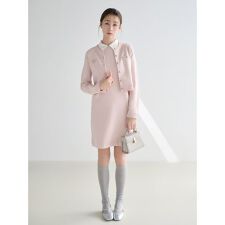 【セットアイテム】襟付きニットワンピースセット