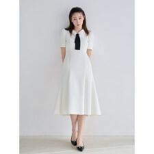 【洗える】デタッチャブルポンチマーメイドワンピース