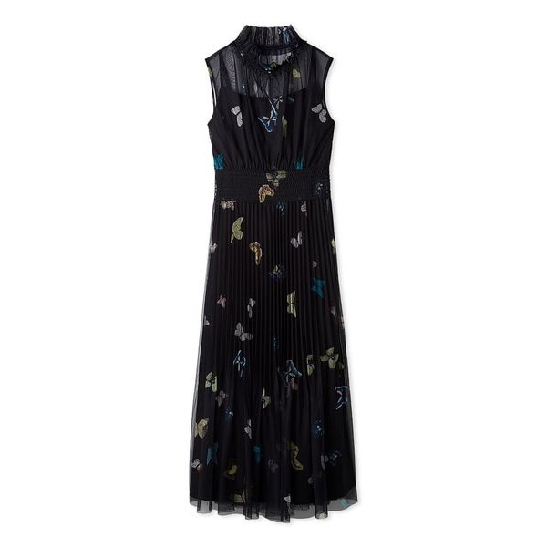 洗える】【HANAE MORI×CELFORDコラボ】バタフライプリントワンピース