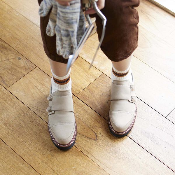 【軽量】タンクソールダブルモンクシューズ