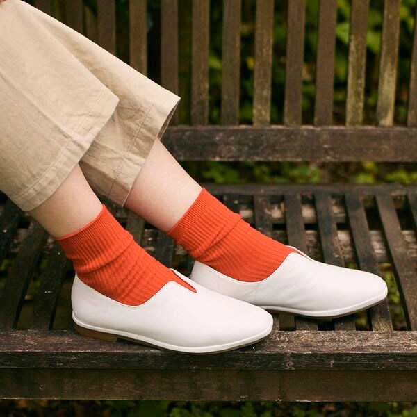 サスティナブルシリーズ】編み込みデザインオープントゥシューズ