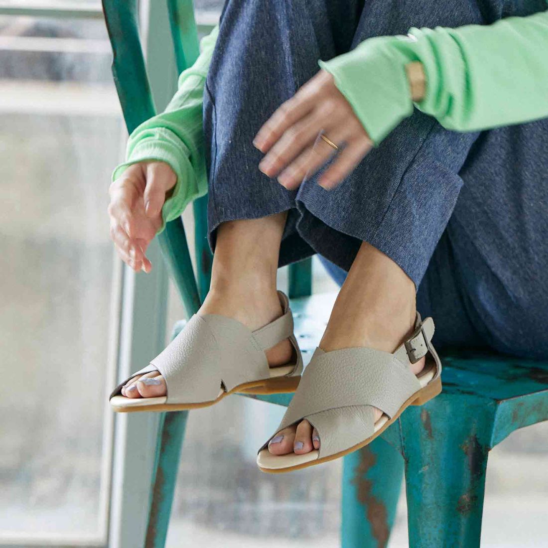 イング（シューズ）（ing）/【新色追加WEB限定】クロスデザインサンダル 新色追加WEB限定】クロスデザインサンダル | イング（シューズ）(ing