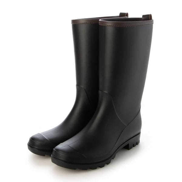 イング レインシューズ IGDY11049 レディース ブラックスエード 23.5 cm