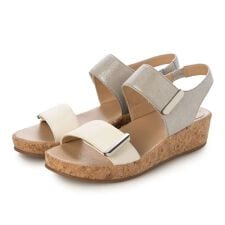 ダブルベルトウエッジサンダル