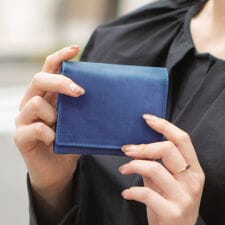 二つ折り財布 本革 レディース