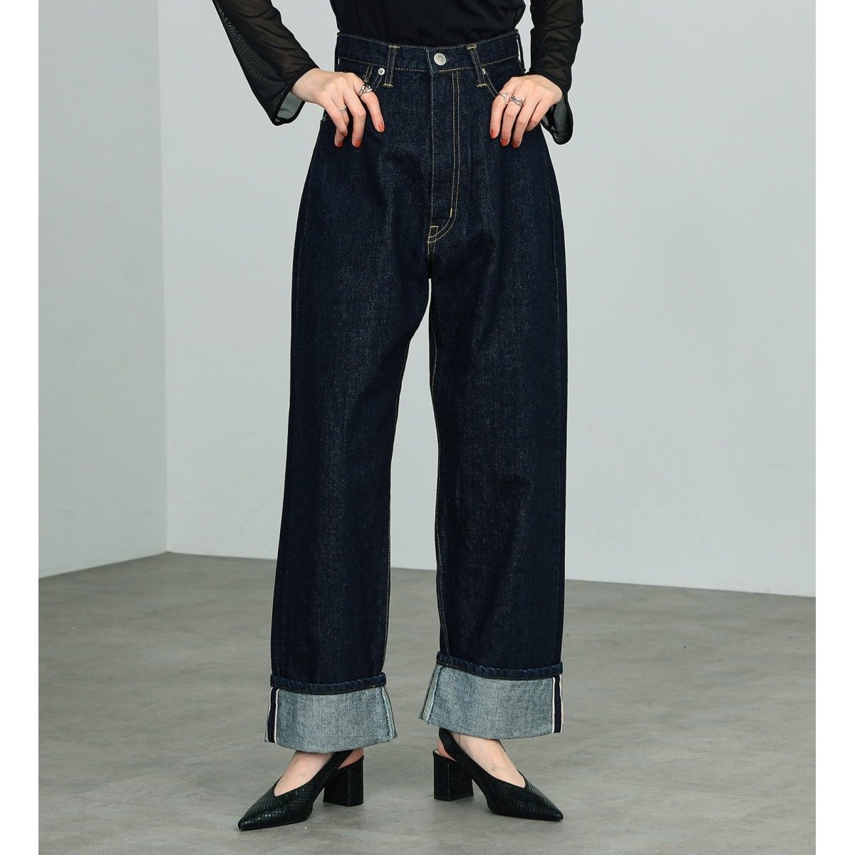 GISELe WEB掲載】SOMETHING LISA ヴィンテージフレアデニムパンツ
