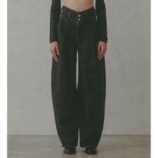 atelier SOMETHING TLEB BALLOON DENIM PANTS/カーブデニムパ