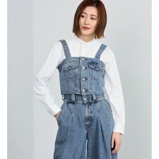 atelier SOMETHING デニムビスチェ