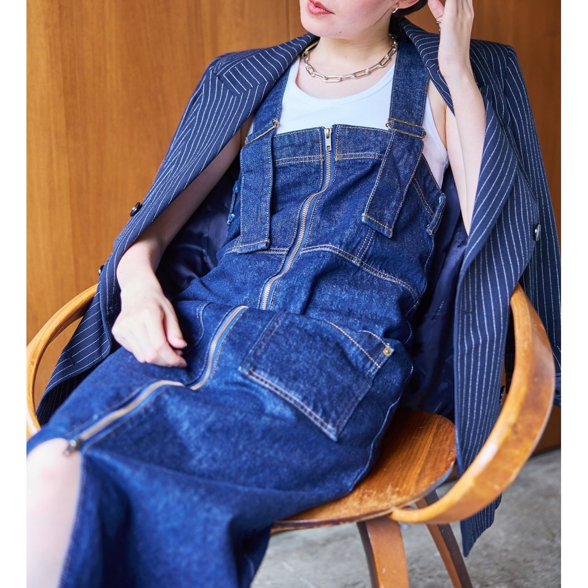atelier SOMETHING　TLEB DENIM SKlRT スカート SOMETHING（サムシング）の「atelier SOMETHING/アトリエ