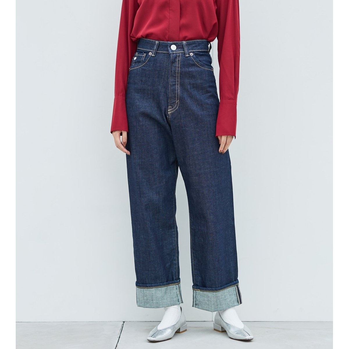 サムシング（SOMETHING）/【中林美和さん着用】SOMETHING ELSA SUPER HI−RISE LOOSE STRAI 中林美和さん着用】SOMETHING ELSA SUPER HI-RISE LOOSE STRAI