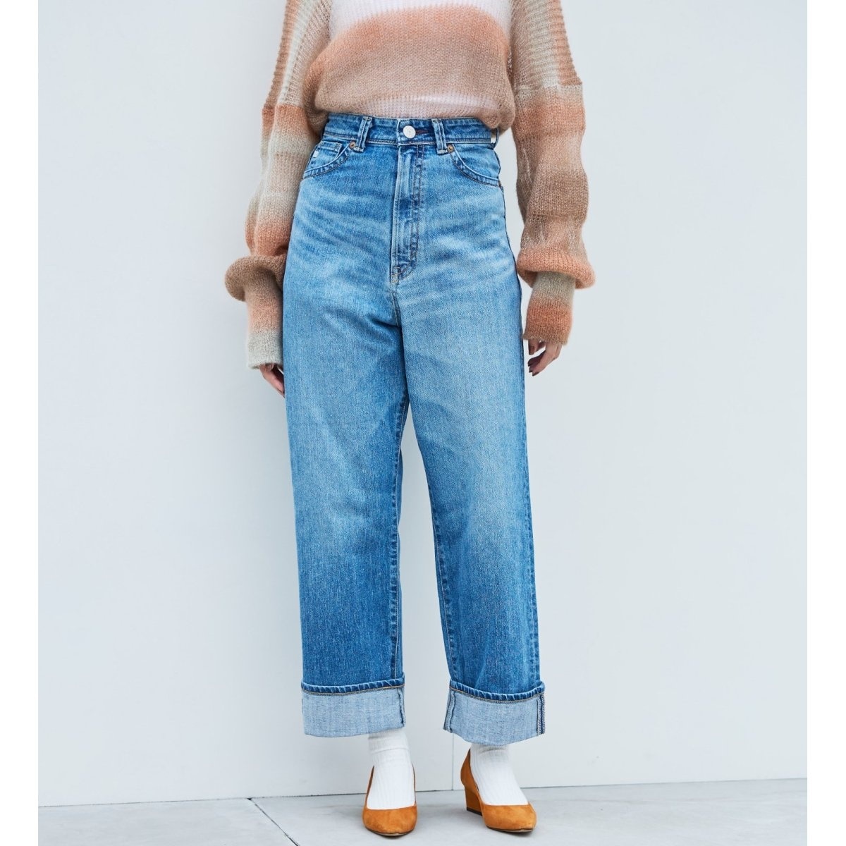 中林美和さん着用】SOMETHING ELSA SUPER HI-RISE LOOSE STRAI