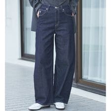 サムシング(SOMETHING)のSOMETHING HANAカーブテーパードデニムパンツ