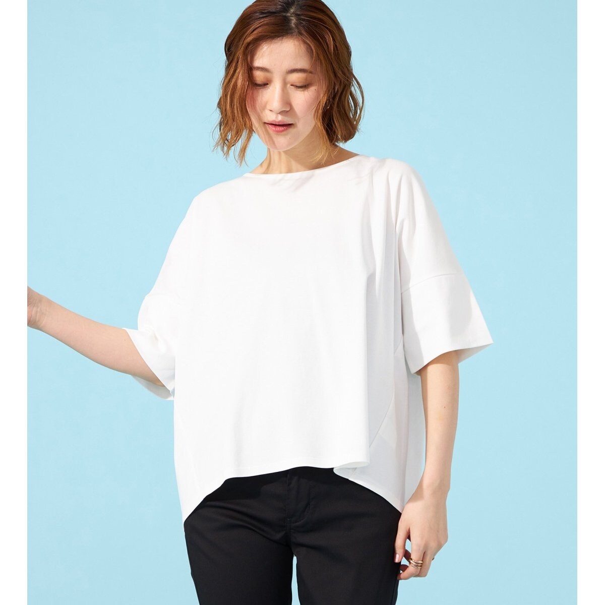 SOMETHING シアーカットソー／サムシング（SOMETHING） 【百貨店・直営