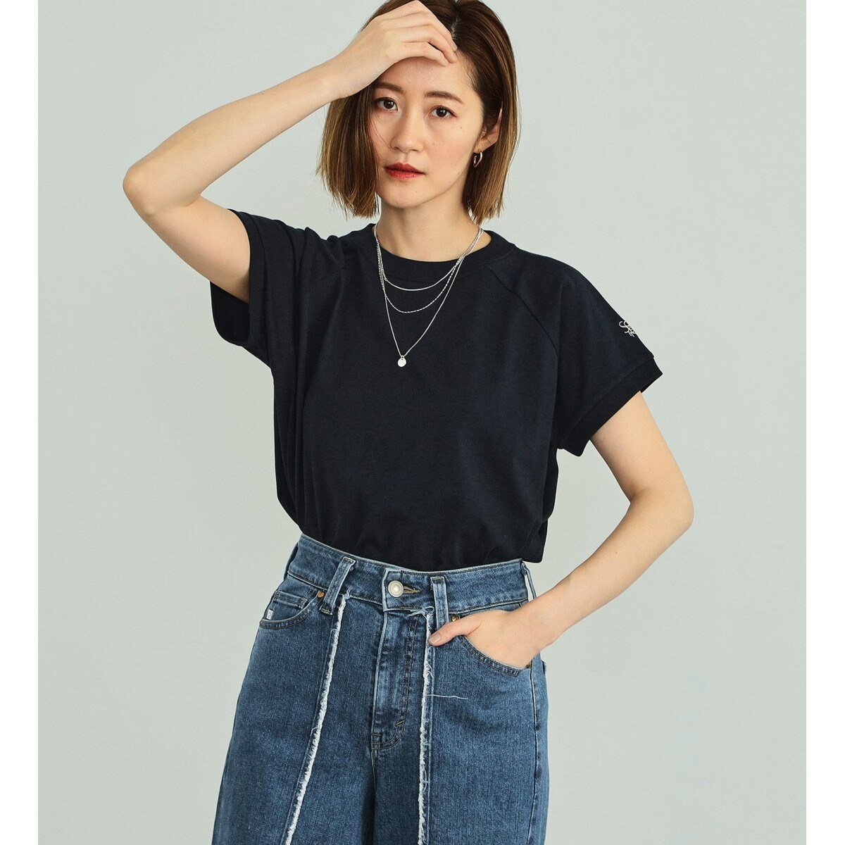 SOMETHING COOL バックタック半袖Tシャツ【涼】 EDWIN ONLINE MALL｜SOMETHING COOL バックタック半袖Tシャツ