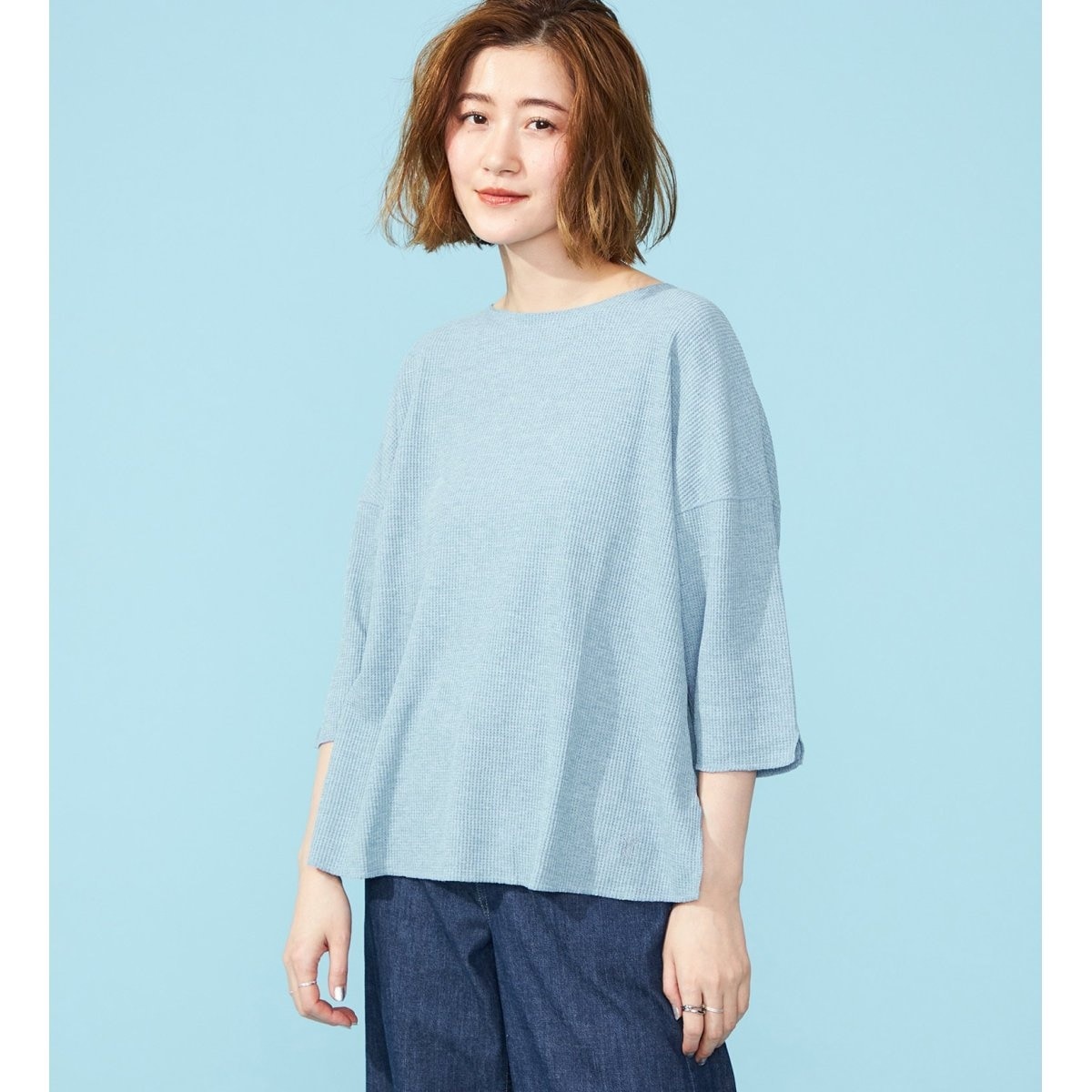 SOMETHING COOL バックタック半袖Tシャツ【涼】 EDWIN ONLINE MALL｜SOMETHING COOL バックタック半袖Tシャツ
