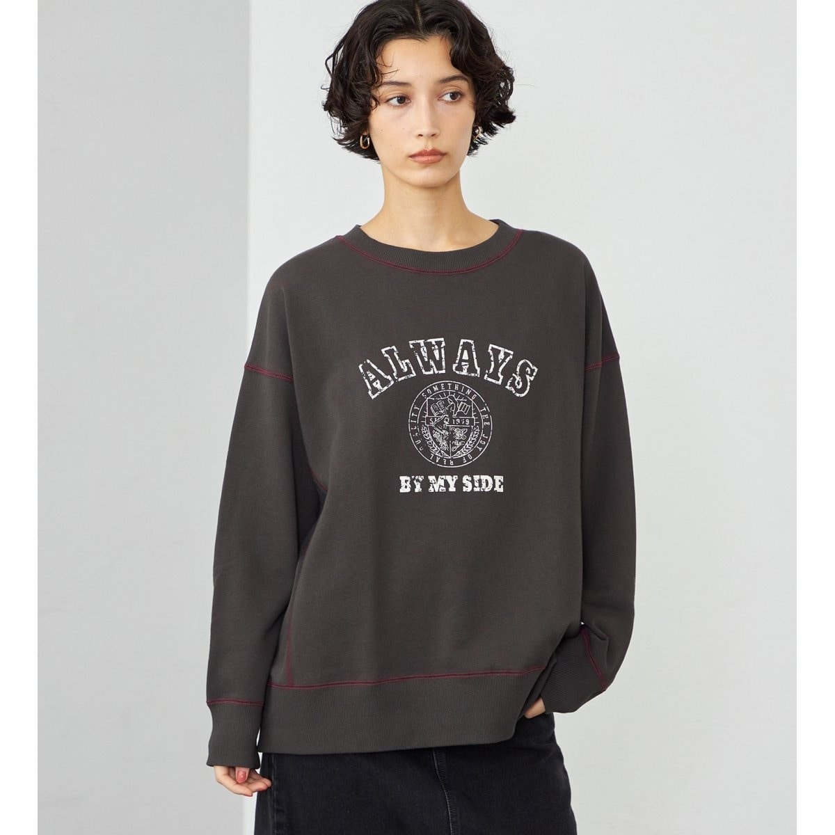 WEB限定カラー】Lily Bearポロスウェット | リリーブラウン(LILY BROWN