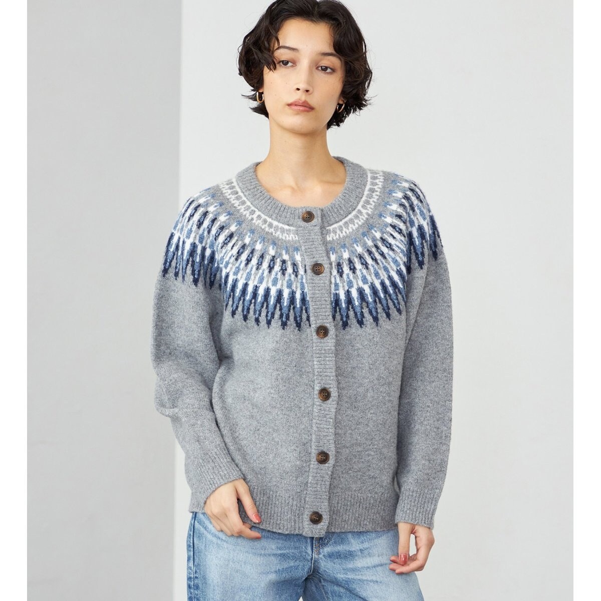 サムシング（SOMETHING）/SOMETHING　ノルディックニットカーディガン SOMETHING ノルディックニットカーディガン | サムシング(SOMETHING