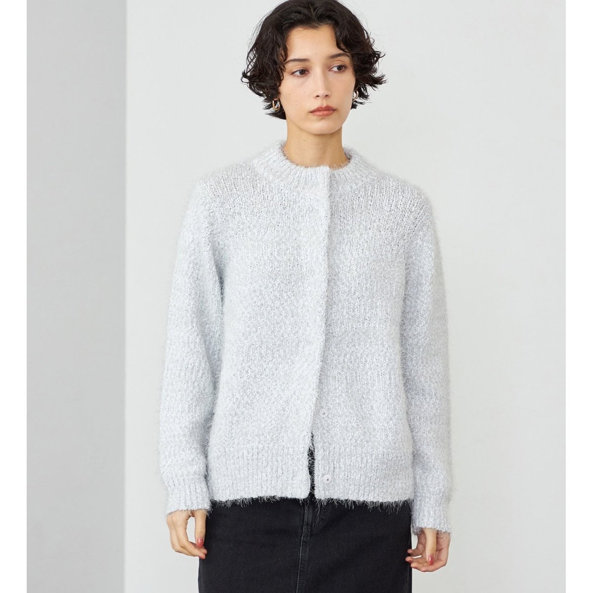 SOMETHING グリッターニットプルオーバー | サムシング(SOMETHING