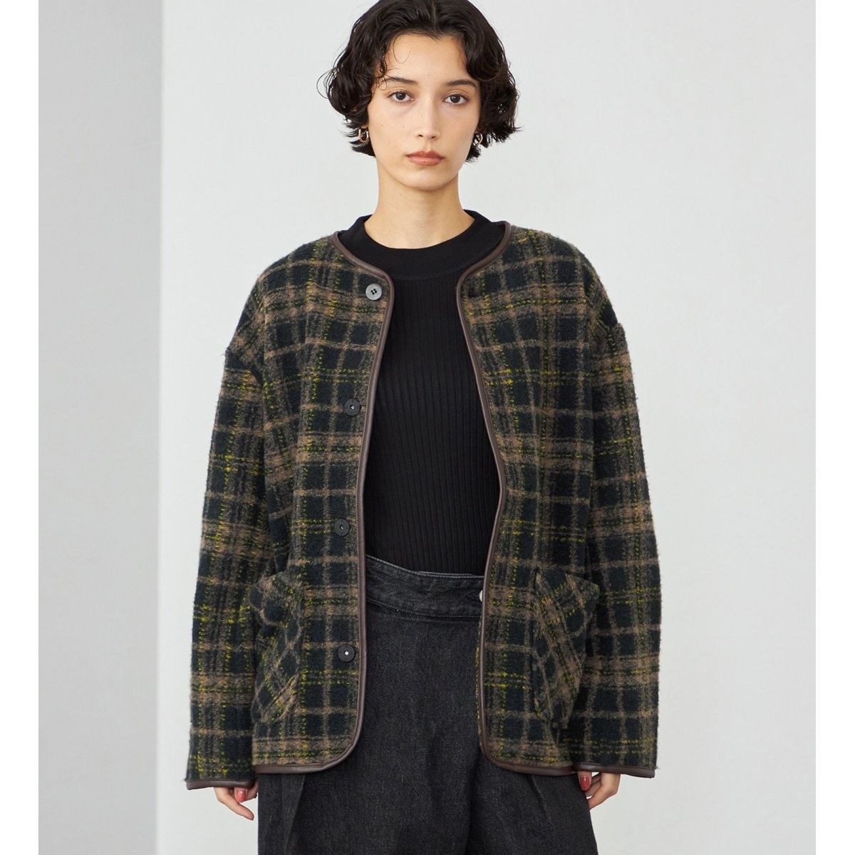 新品未使用　サムシング　デニム　トレンチコート 百貨店・直営店限定】SOMETHING デニムトレンチコート