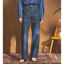 SOMETHING ELSA LOOSE STRAIGHT/ルーズストレートデニムパンツ