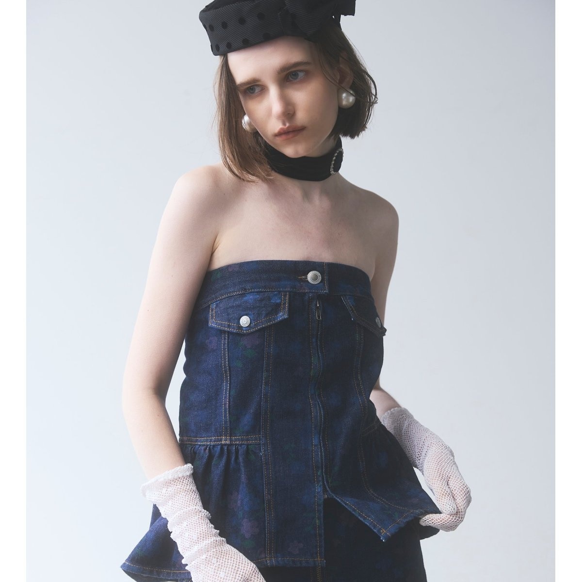 atelier SOMETHING WAIST GATHER BUSTIER/ウエストギャザービスチ