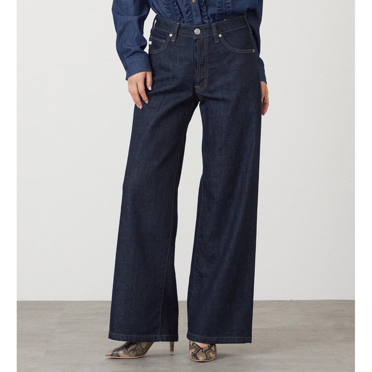 暖かさも洒落感も”裏起毛デニム | ラエフ(la.f) | マルイウェブチャネル