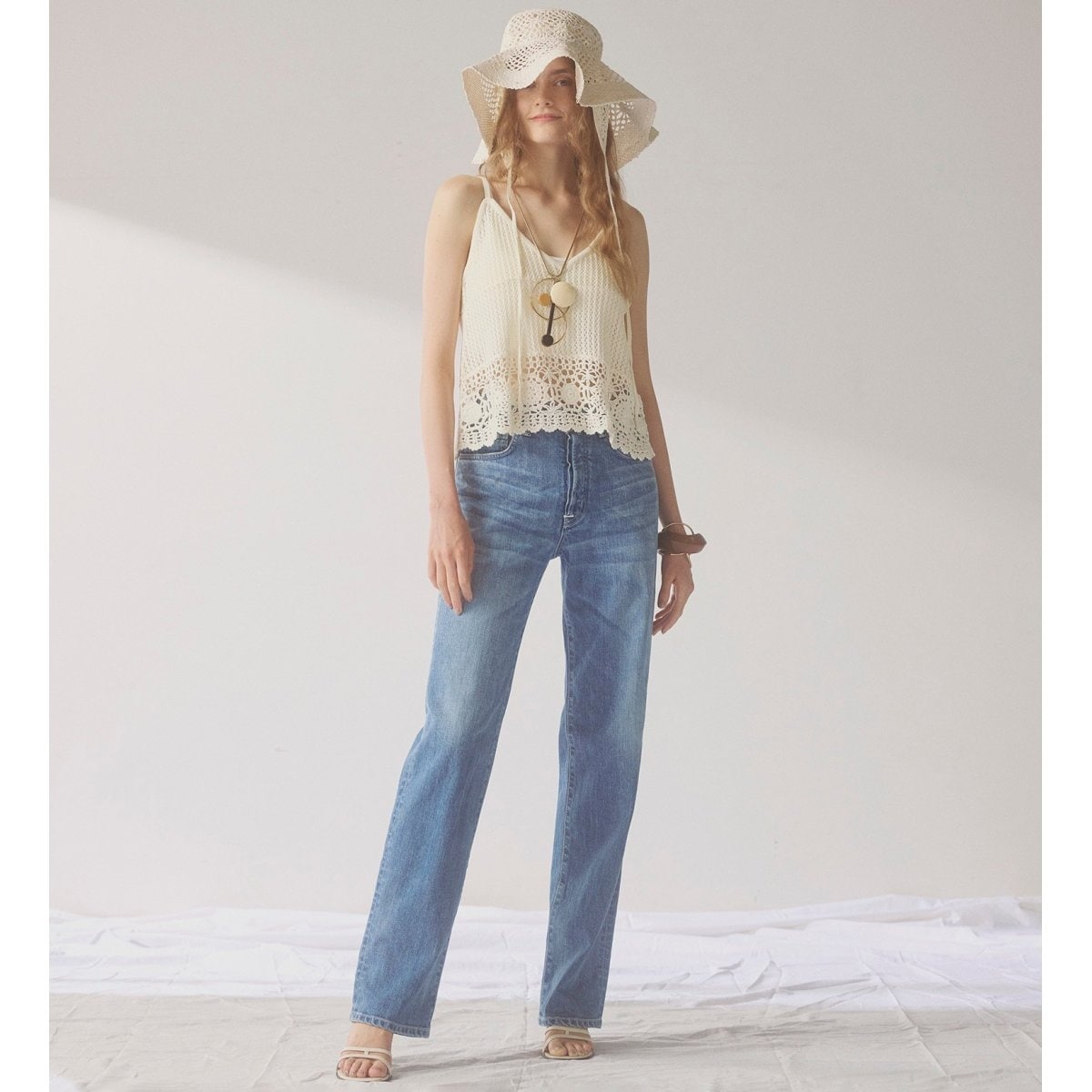 [�}���C]SOMETHING ELSA NOUVEAU STRAIGHT/�X�g���[�g�f�j���p���c/�T���V���O�iSOMETHING�j �W�F�u���[