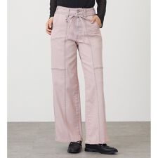 SOMETHING LISA BELTED WIDE/ワイドデニムパンツ