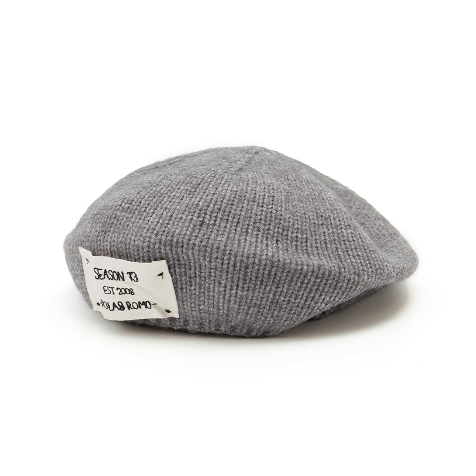 ニットベレー帽[ワッペン] | アルトローズ(ALTROSE) | 400329 