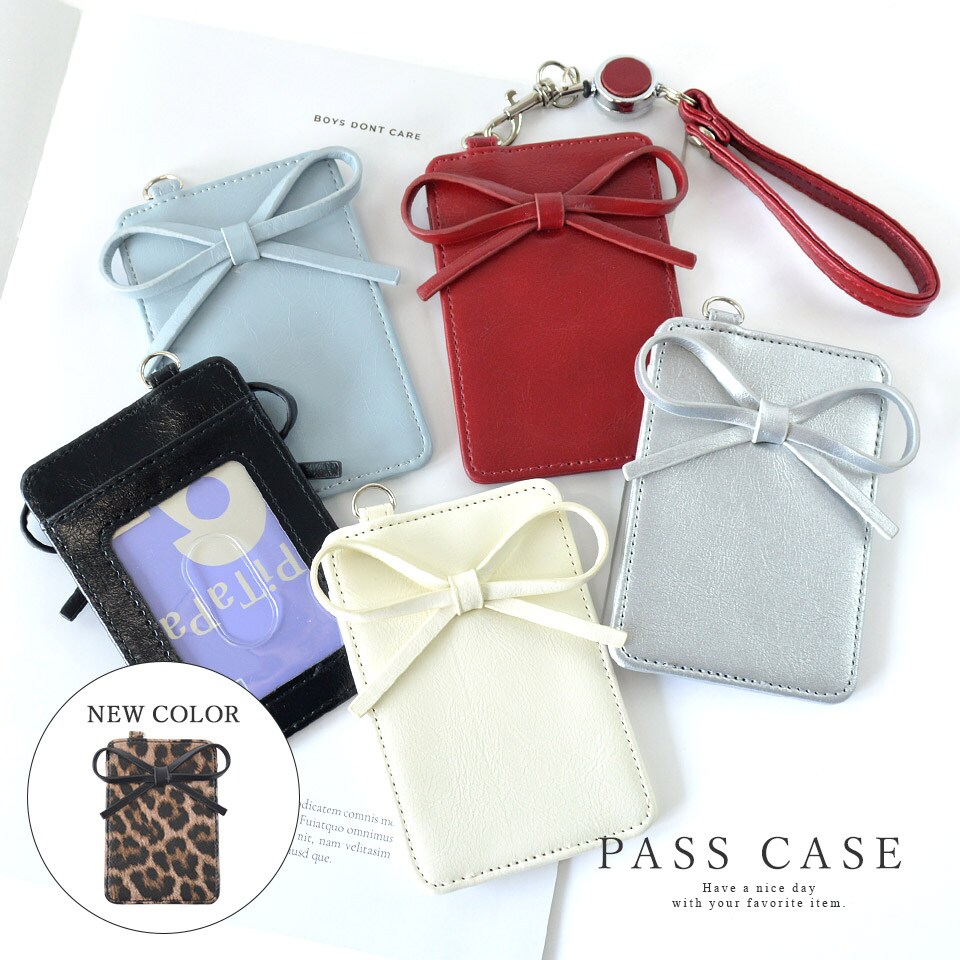 リボン IC 定期 リール付き パスケース ルリリ | アルトローズ(ALTROSE