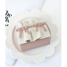 アルトローズ(ALTROSE)の三つ折り財布 財布 ボックスコインフリル リボン