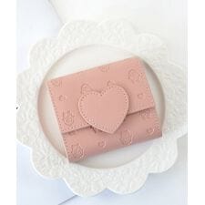 三つ折り財布 三つ折り 財布 ハート ポタージュ