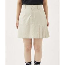 ハートボタンプリーツスコート