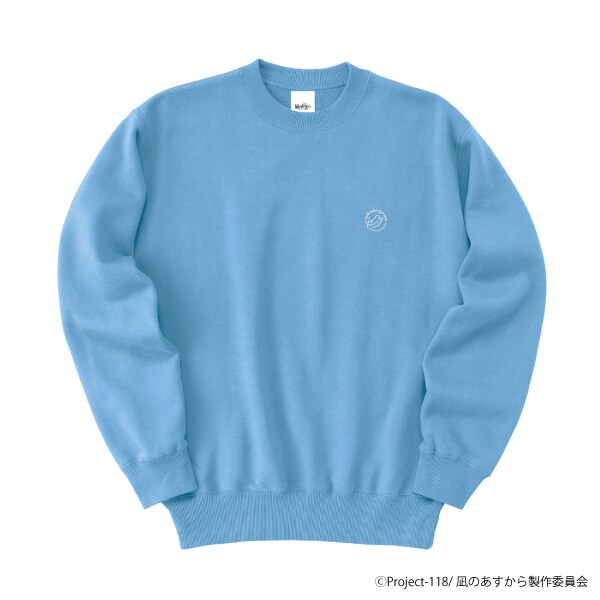 うみうし出品 ☆ウミウシ刺繍トレーナー サックスM | アニメキャラクター(anime